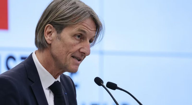 Nicolas Prisse, président de la Mission interministérielle de lutte contre les drogues et les conduites addictives (Mildeca), à Paris, le 6 février 2025. THOMAS SAMSON/AFP