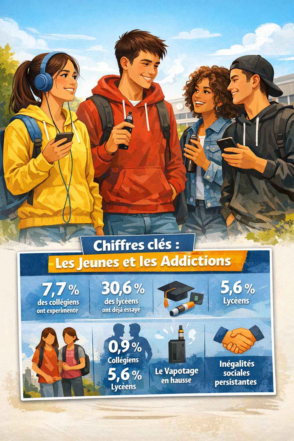 Les jeunes fument de moins en moins : une bonne nouvelle… à nuancer