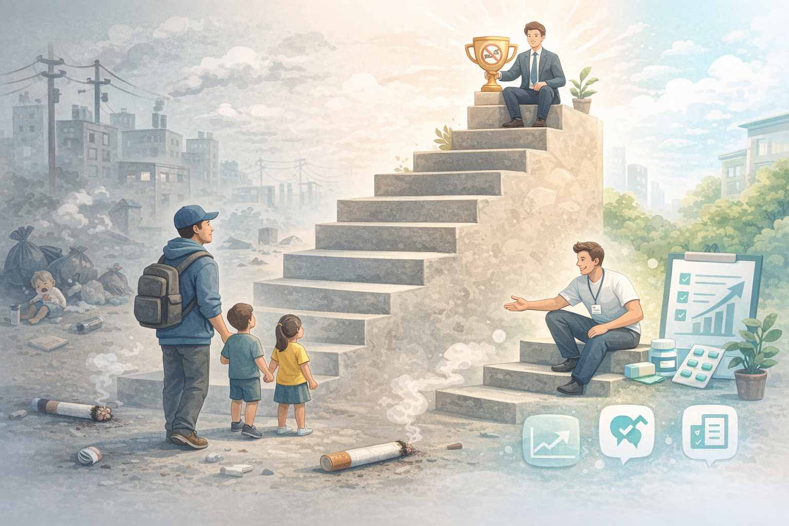 Arrêt du tabac : les mêmes chances pour tous ?